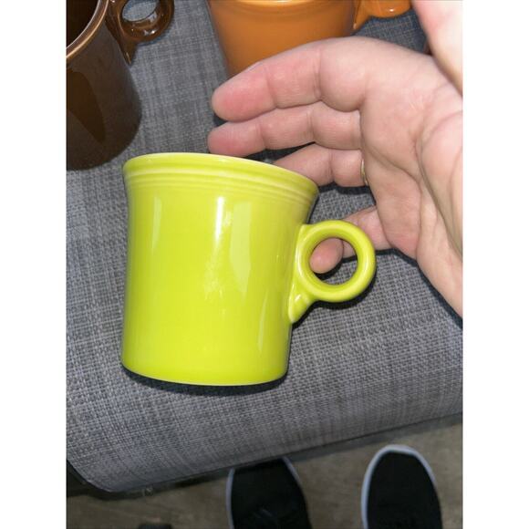 Fiesta Fiestaware (Lot of‎ 4) Ring Handle Mugs. No Nicks. Perfect HLC - Picture 12 of 12
